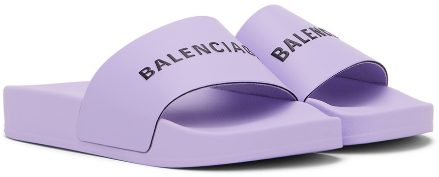 Balenciaga Kids Kids Purple Pool Slides Balenciaga Kids