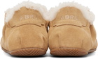 ABRA Beige Ballerina Shearling Sneakers