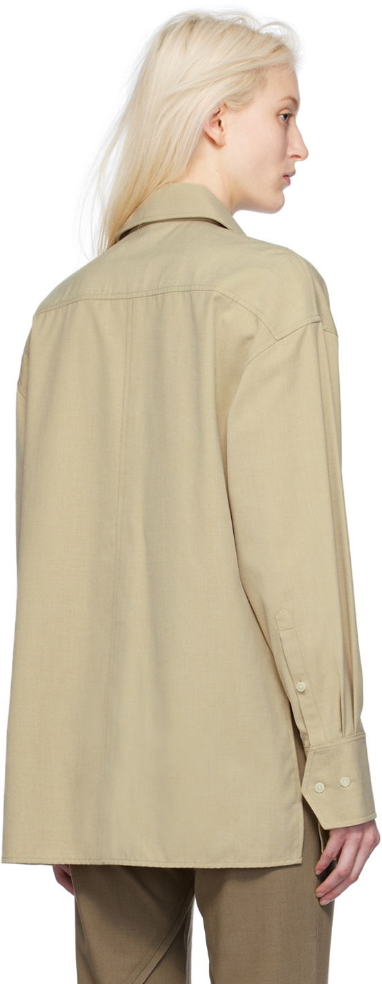 CAMILLA AND MARC Beige Arwin Shirt