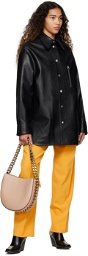 Stella McCartney Black Alter Mat Faux-Leather Jacket