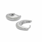 Tom Wood Liz Huggies Earrings in Silver 