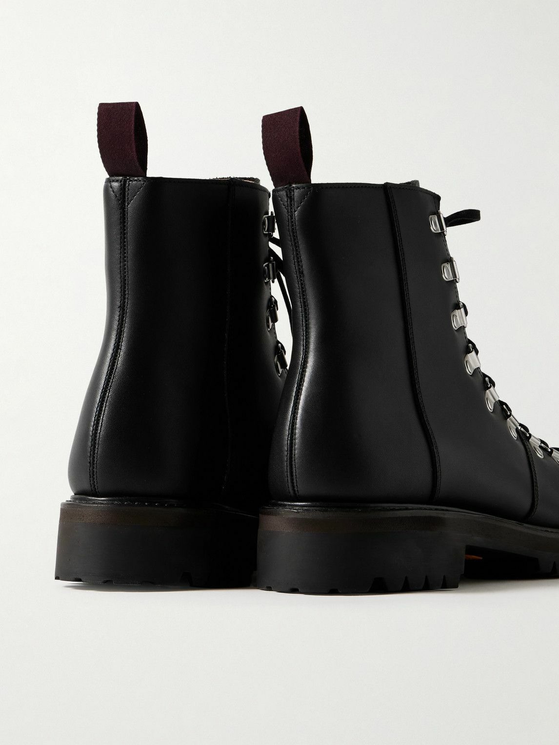 Grenson Brady Leather Boots Black