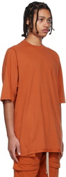 Rick Owens DRKSHDW Orange Jumbo T-Shirt