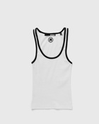 Rotate Birger Christensen Tank Top W. Embroidery White - Womens - Tops & Tanks