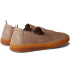 Officine Creative - Key Full-Grain Leather Slip-On Sneakers - Brown