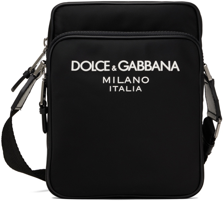 Photo: Dolce&Gabbana Black Nylon Crossbody Bag