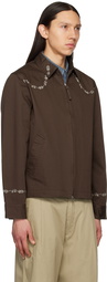 Universal Works Brown Windcheater Jacket