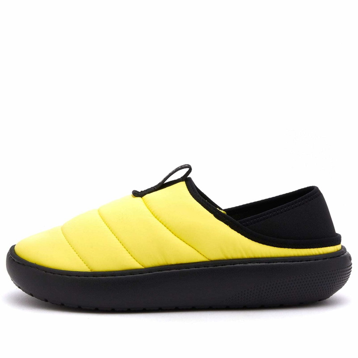 Photo: Crocs Classic Puff Moc in Cyber Yellow/Multi