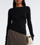 Lisa Yang Vivian cotton and cashmere top