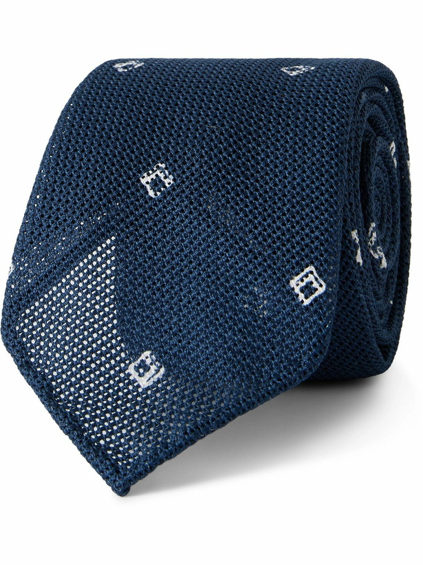 Photo: Sid Mashburn - 8cm Printed Cotton-Mesh Tie