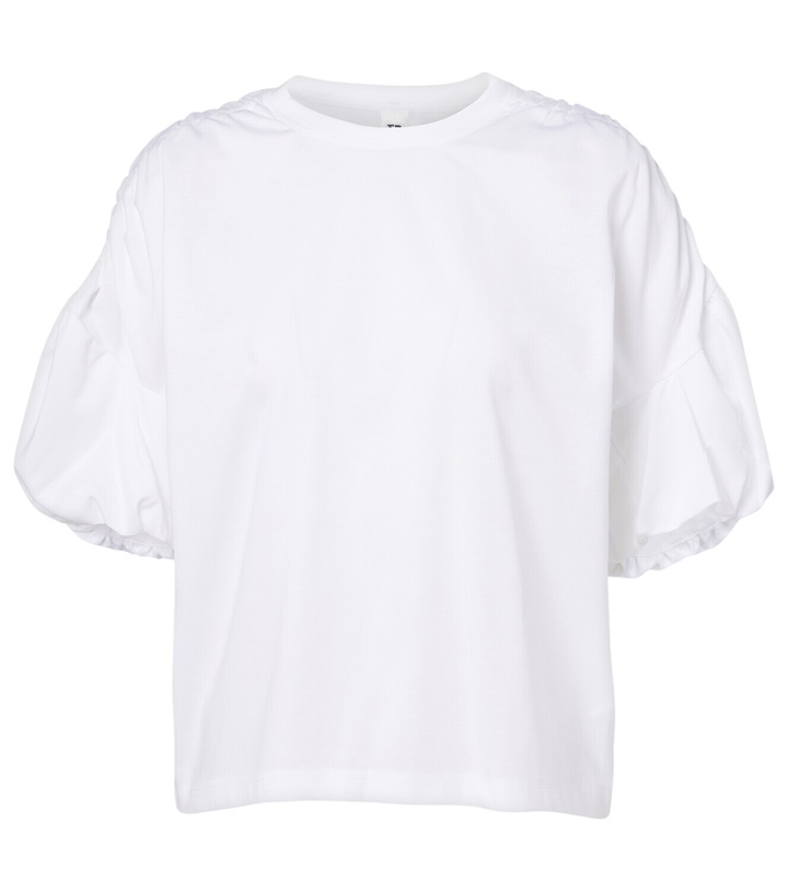 Photo: Noir Kei Ninomiya Gathered cotton jersey T-shirt