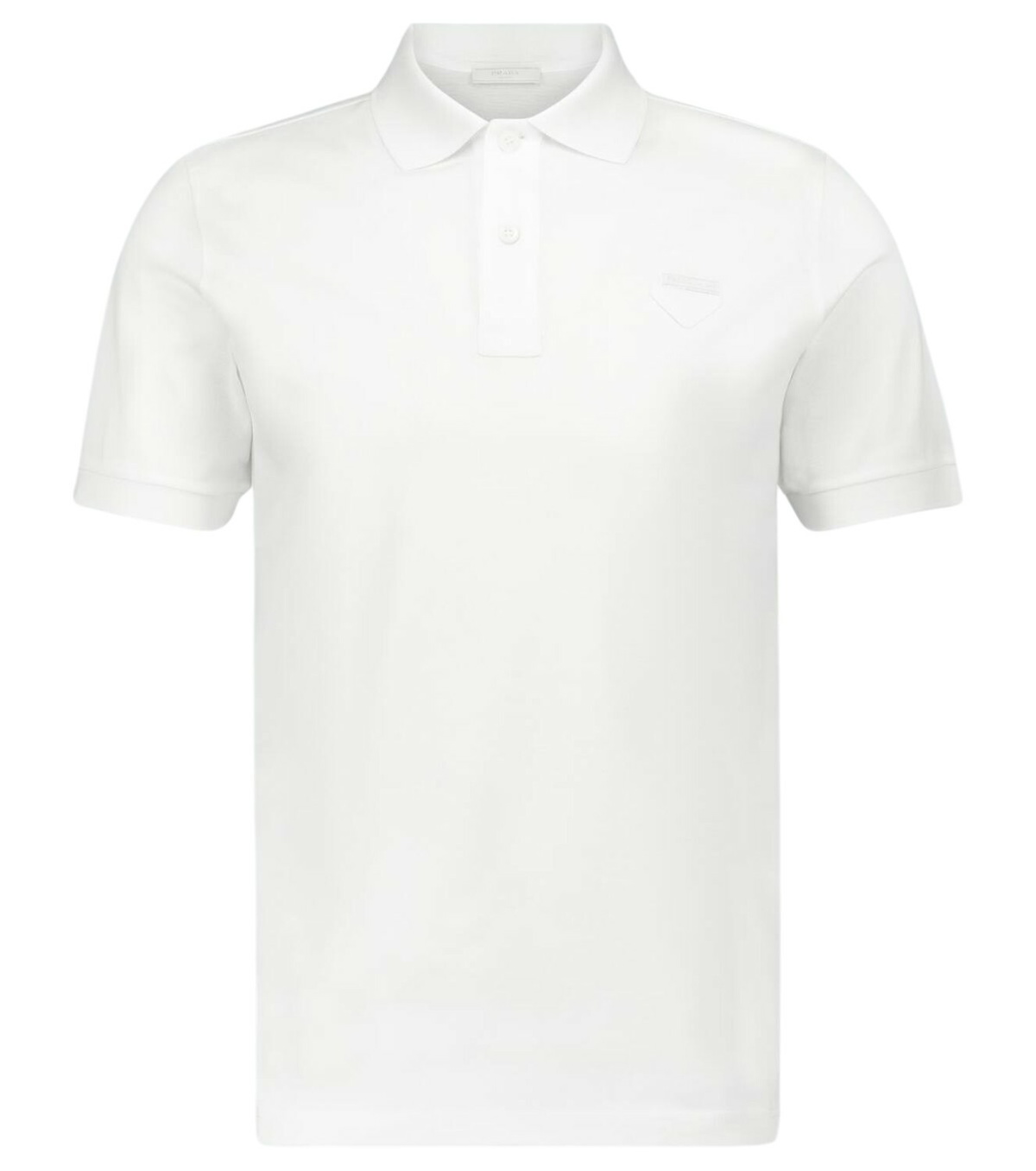 トップス PRADA logo plate polo shirt PRADA logo plate polo shirt