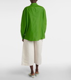 Loewe Layered cotton and silk shirt