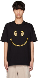 mastermind JAPAN Black Graphic T-Shirt