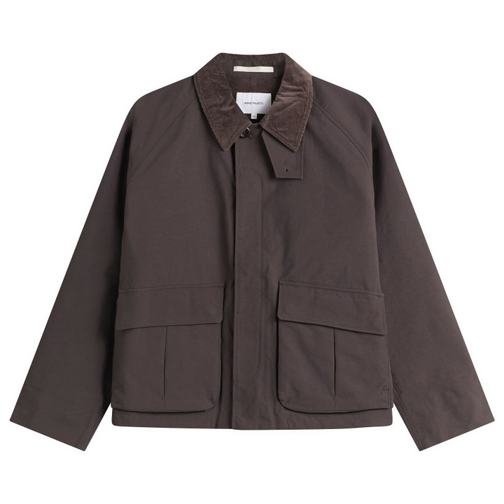 Photo: Norse Projects Men's Gribskov Gore-Tex Windstopper Jacket in Shale