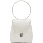 Cherevichkiotvichki Off-White Mini Rectangular Lock Bag