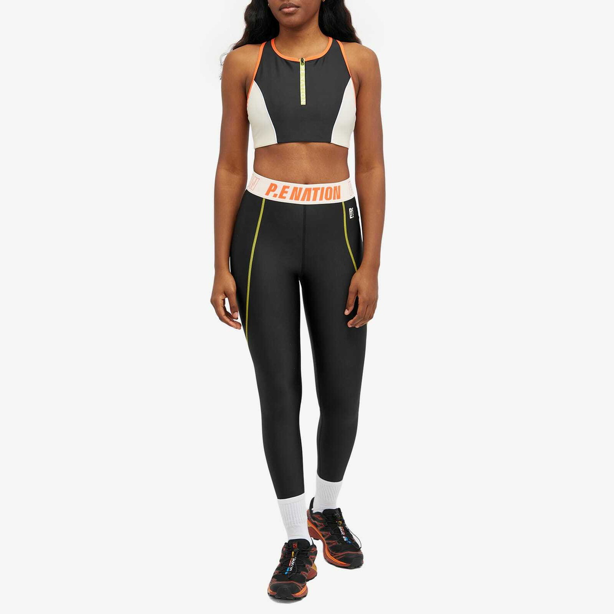 P.E Nation Women's Lido Sports Bra in Black