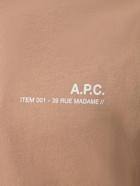 A.P.C. - Logo Print Cotton Jersey T-shirt