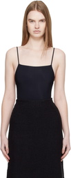 Jil Sander Black Spaghetti Straps Bodysuit