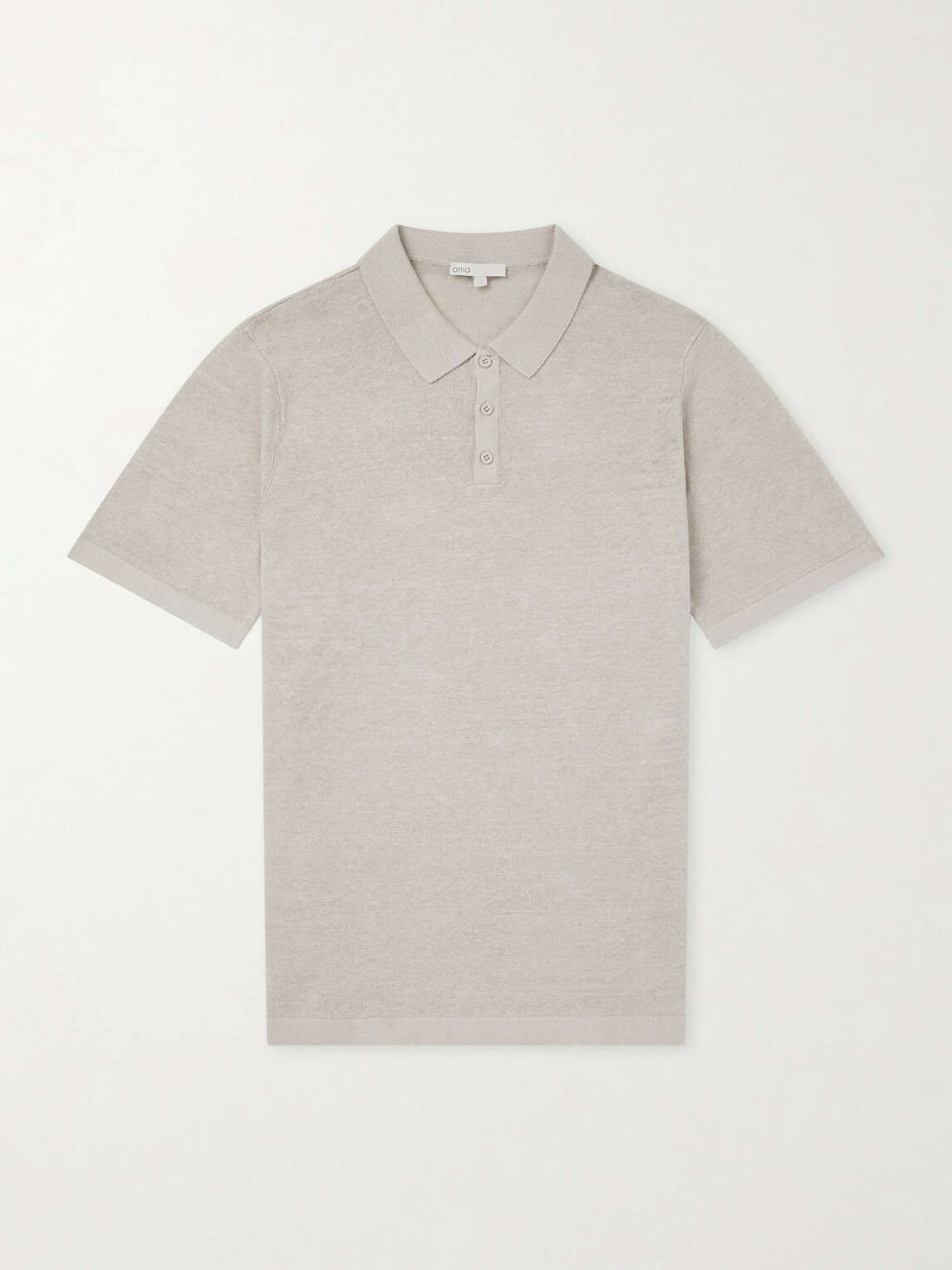 Onia - Linen Polo Shirt - Neutrals