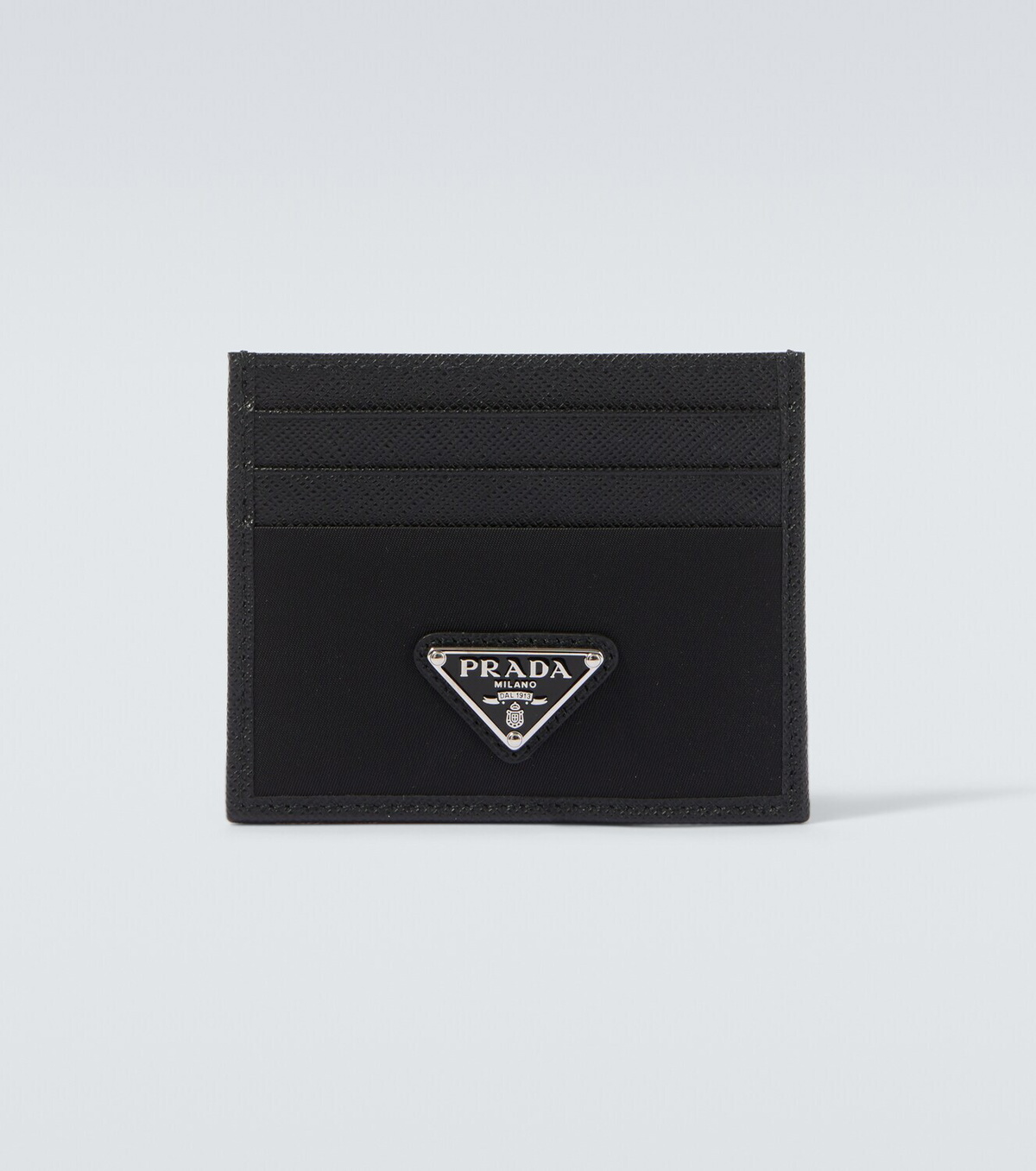 Prada Re-Nylon and Saffiano leather card holder
