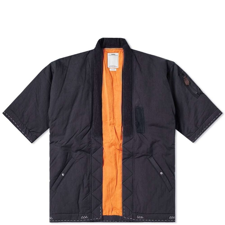 Photo: Visvim Sanjuro Kimono Down Jacket Blue
