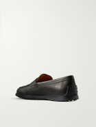 Tod's - Full-Grain Leather Penny Loafers - Black