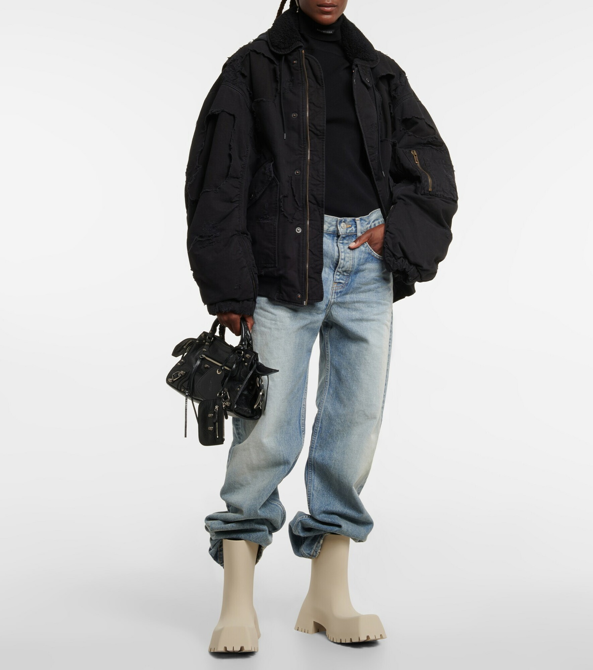 Balenciaga - Trooper rubber boots Balenciaga