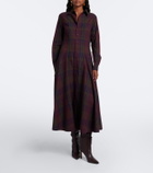 Polo Ralph Lauren Plaid cotton-blend shirt dress