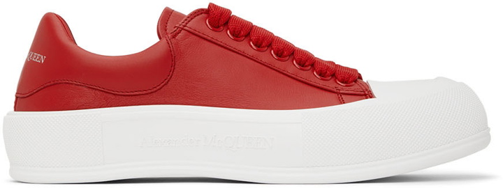 Photo: Alexander McQueen Red Deck Plimsol Sneakers