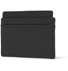 Smythson - Panama Cross-Grain Leather Cardholder - Black
