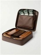 Lorenzi Milano - Travel Shoe Care Set with Leather Case
