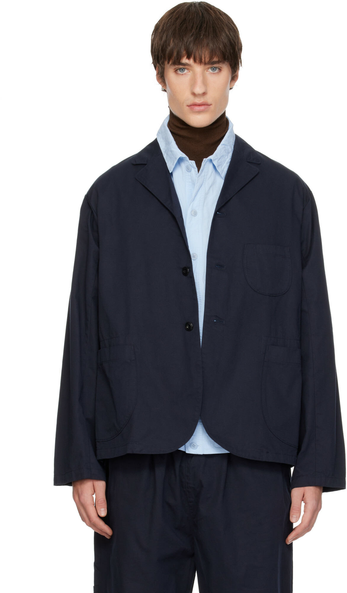 Ordinary Fits Navy Chino Uniform Jacket