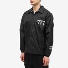 Wacko Maria Men's Neck Face Anniversary Coach Jacket in Black