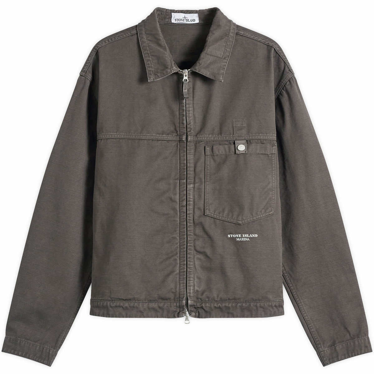 stone  ストーンアイランド BATAVIA-TC ジャケット Stone Island Men's Marina Batavia-TC Zip Jacket in Lead Grey Stone