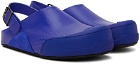 Marni Blue Sabot Sandals