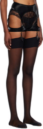 Agent Provocateur Black Rivere Garter Belt