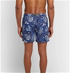 Etro - Mid-Length Floral-Print Swim Shorts - Blue