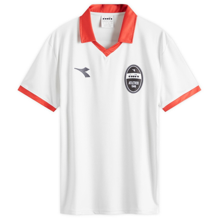Photo: Diadora Legacy Polo in White Alyssum
