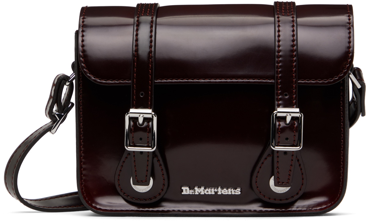 Dr. Martens Burgundy 7 Inch Vegan Crossbody Bag
