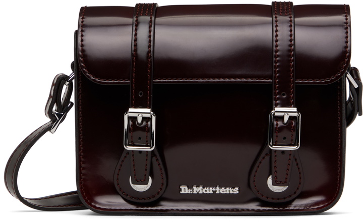 Photo: Dr. Martens Burgundy 7 Inch Vegan Crossbody Bag