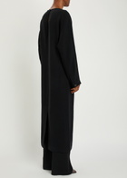 Studio Nicholson Cali Wool-blend Midi Dress Black