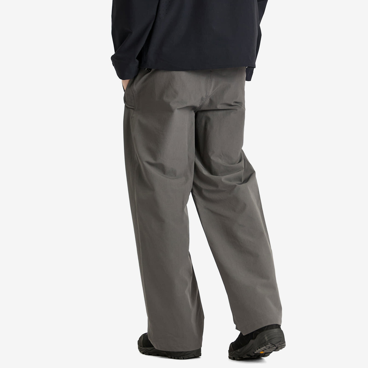 Hiking Patrol Men's Lightweight Soft Shell Trousers in Dark Grey