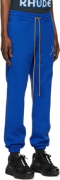 Rhude Blue Terry Lounge Pants