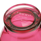 Raawii Relae Small Vase in Rubine Red