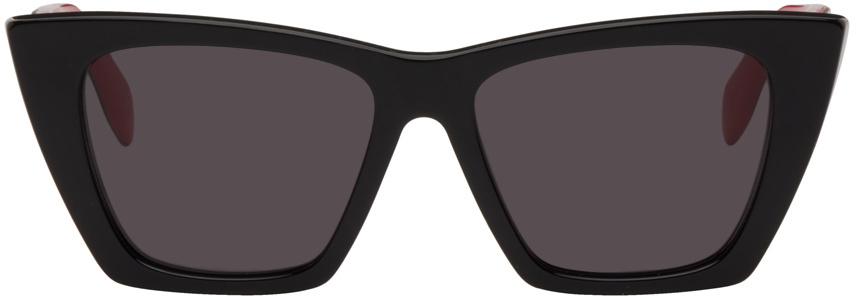 Alexander McQueen Black Selvedge Sunglasses