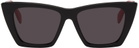 Alexander McQueen Black Selvedge Sunglasses