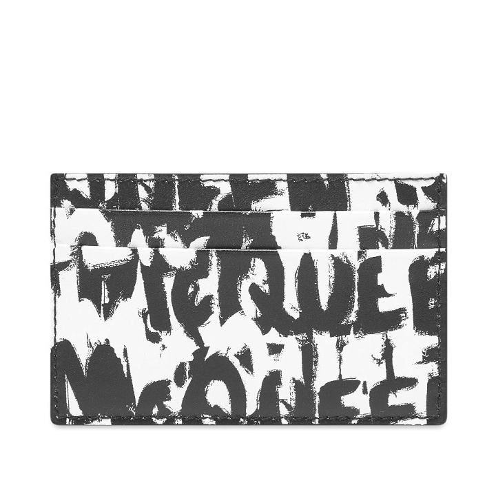 Photo: Alexander McQueen All Over Grafitti Logo Card Holder