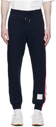 Thom Browne Navy Stripe Sweatpants