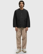 Goldwin Reversible Quilted Puffy Jacket Black Mens Windbreaker